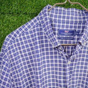 Vineyard Vines Classic Fit Tucker‎ Shirt – Plaid Gingham – Men's Size XXL